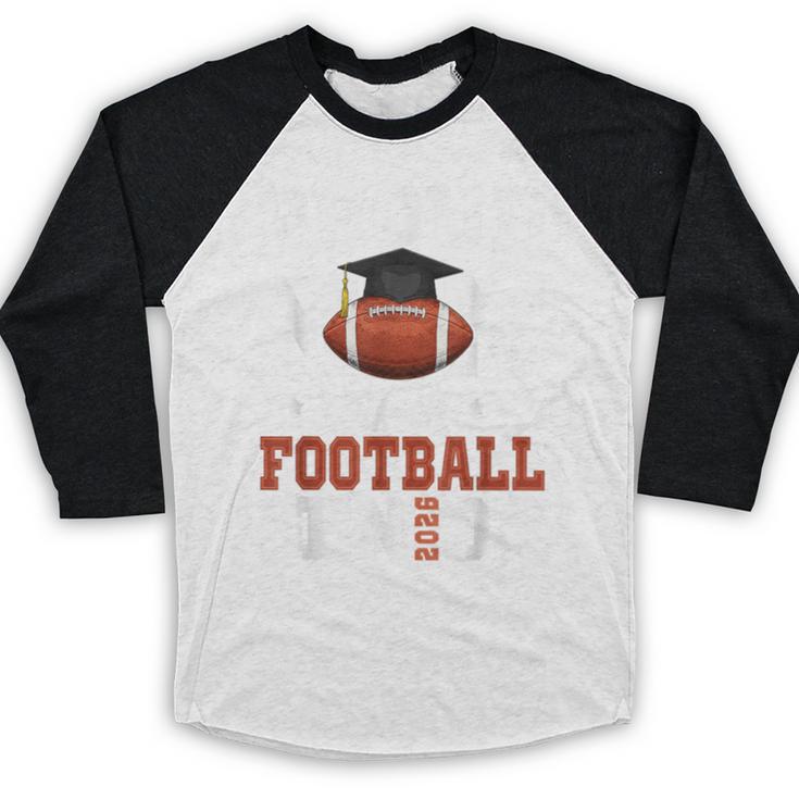 Proud Mom Of a Football Senior 2026 Graduation Gifts Baseball Raglan Shirt