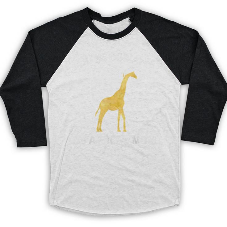 Proud Mom Graduation Shirt You Bet Giraffe Graduate Pun Baseball Raglan Shirt