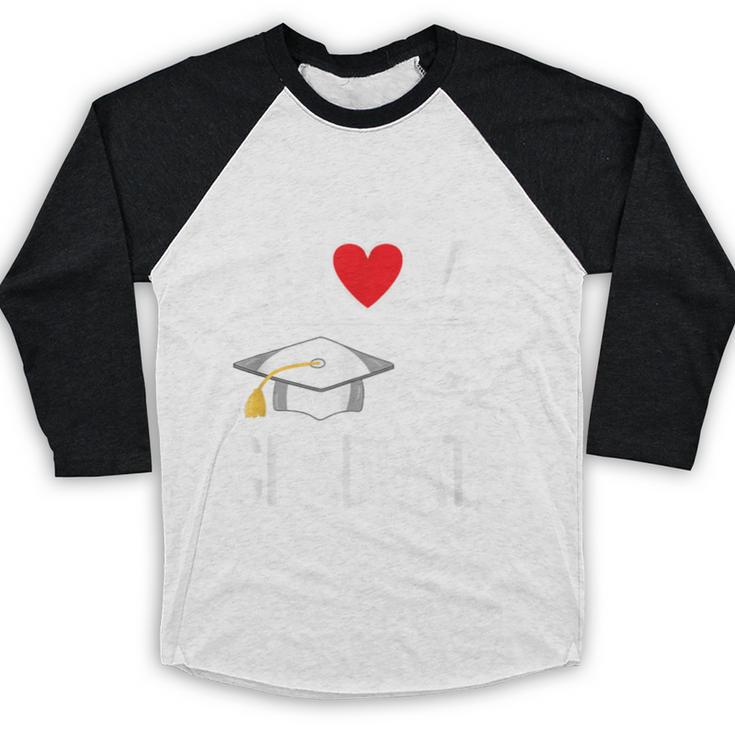 Proud Mom Of A High School Graduation Senior Mom Shirt Baseball Raglan Shirt