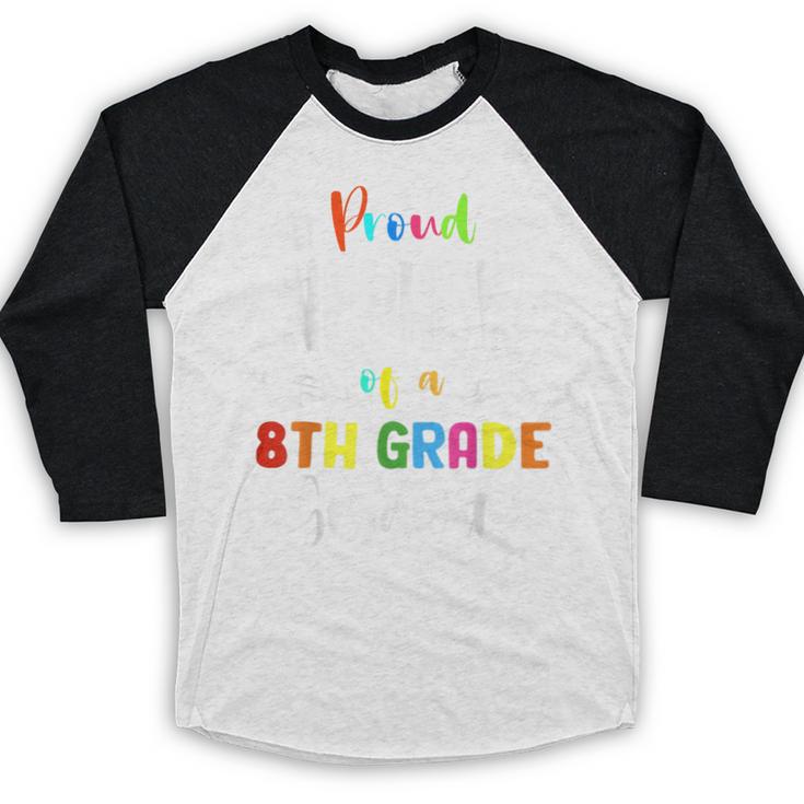 Proud NEPHEW Of A 8th Grade Graduate Graduation 2024 Class Baseball Raglan Shirt