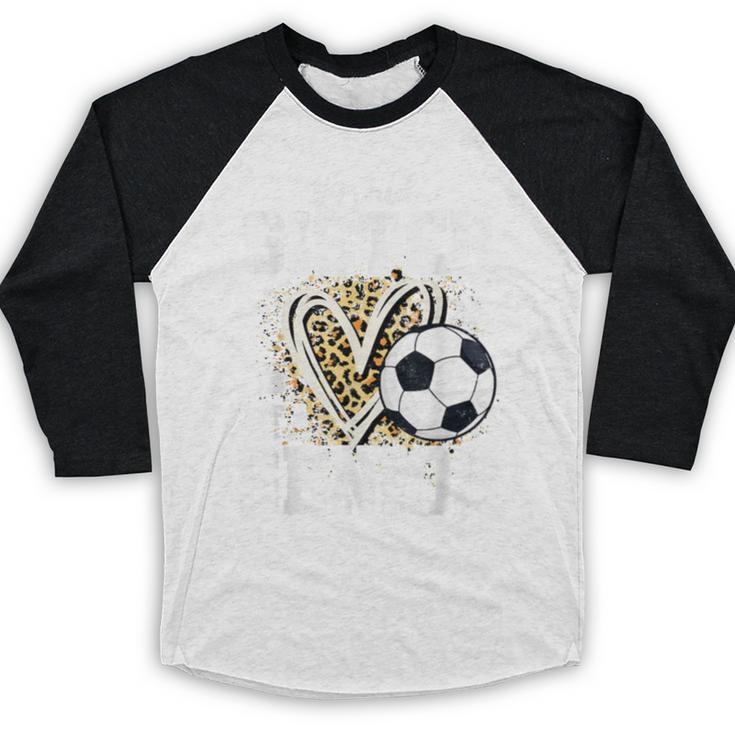 Proud Sister Of A 2026 Senior Soccer Graduation Leopard Baseball Raglan Shirt