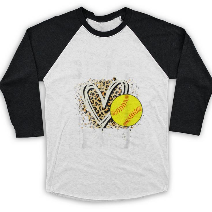 Proud Sister Of A 2026 Senior Softball Graduation Leopard Baseball Raglan Shirt