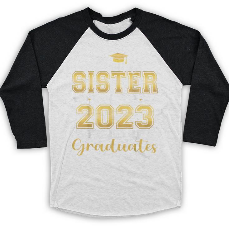Proud Sister Of 5th Grade Graduate 2023 Family Graduation Baseball Raglan Shirt