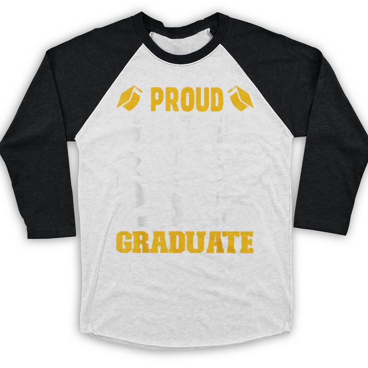 Proud Sister Of a Class Of 2025 Graduate Family Graduation Baseball Raglan Shirt