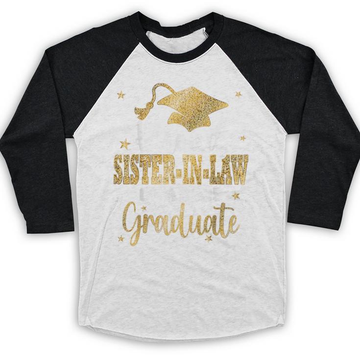 Proud Sister-In-Law Of Class 2025 Graduate Senior Graduation Baseball Raglan Shirt