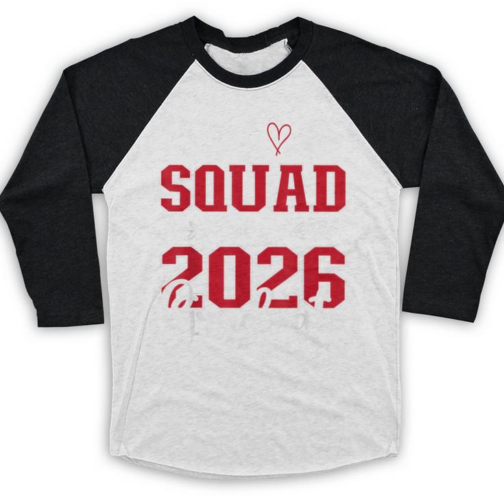 Proud Squad Of a Class Of 2026 Graduate For Graduation Baseball Raglan Shirt