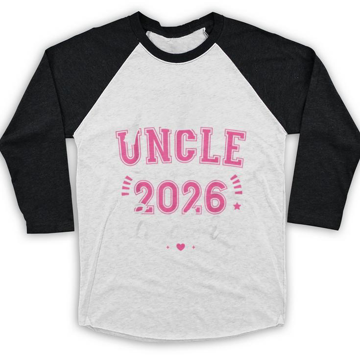 Proud Uncle Of a Class Of 2026 Graduate For Graduation Baseball Raglan Shirt
