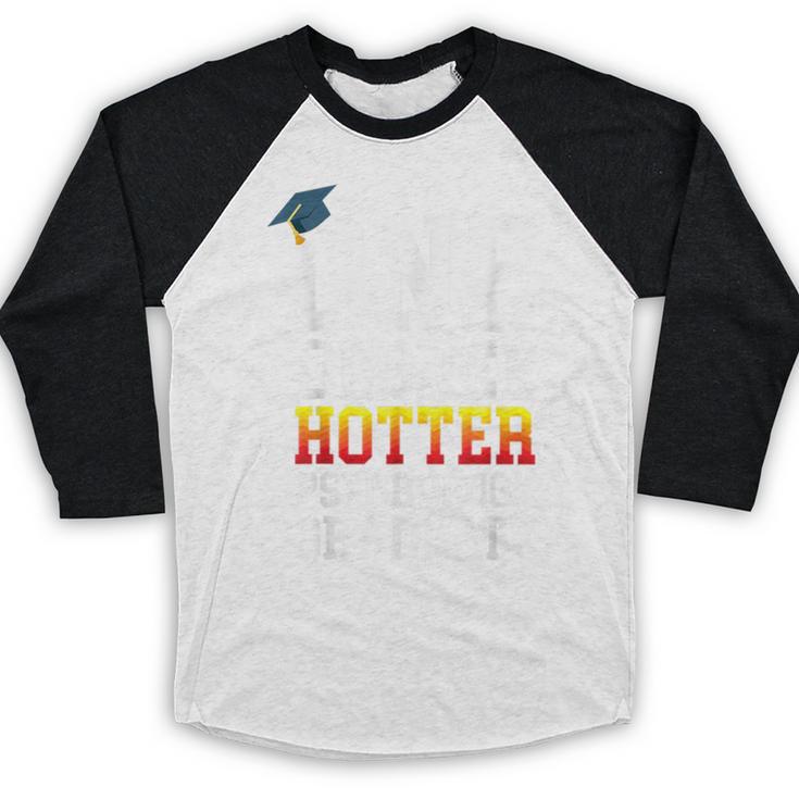 Psychology Graduation Shirt Hotter By One Degree University Baseball Raglan Shirt
