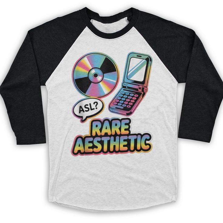 Rare Aesthetic Retro Nostalgia Y2K Vibes Baseball Raglan Shirt Rare Aesthetic Retro Nostalgia Y2K Vibes Baseball Raglan Shirt