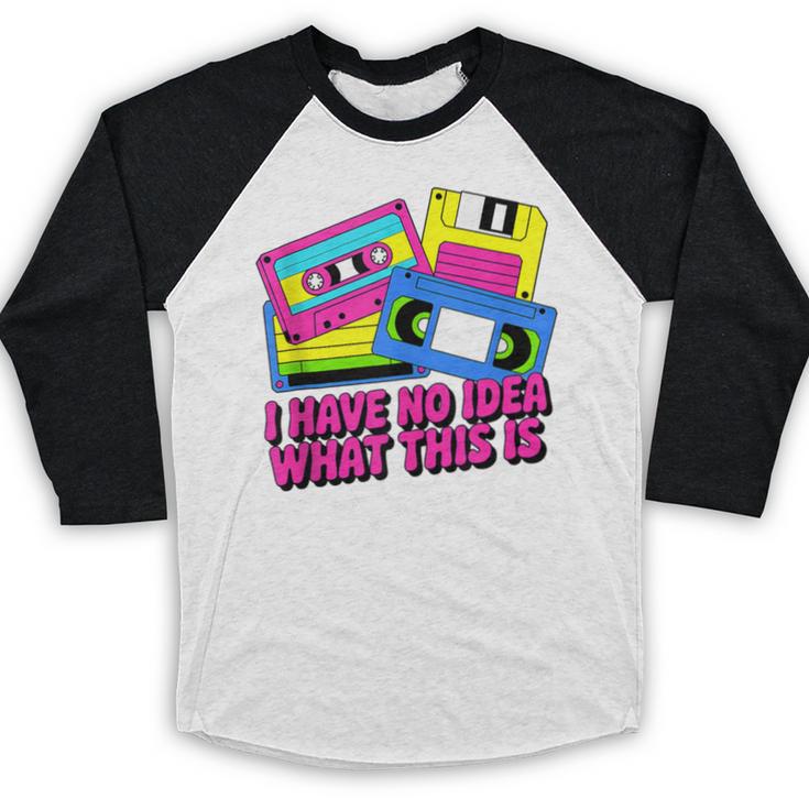 Retro Cassette Vintage 80s Nostalgia Baseball Raglan Shirt Retro Cassette Vintage 80s Nostalgia Baseball Raglan Shirt