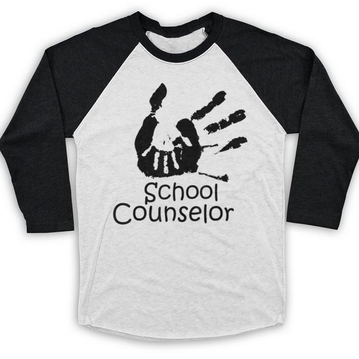 School Counselor t Shirt School Teacher Graduation Idea Baseball Raglan Shirt