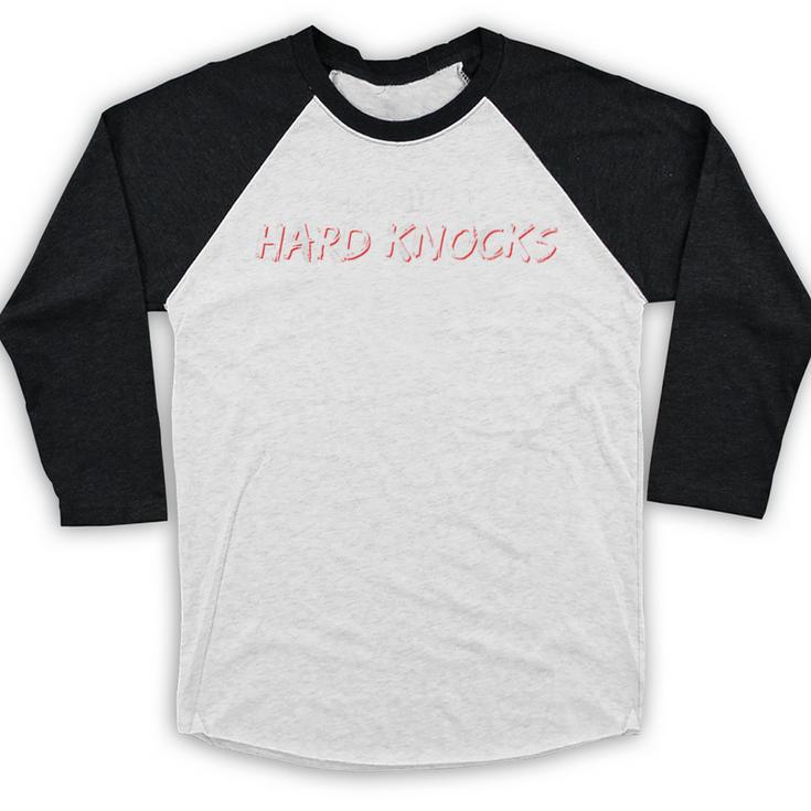 School Hard Knocks Humor Life Graduation Meme Joke Baseball Raglan Shirt
