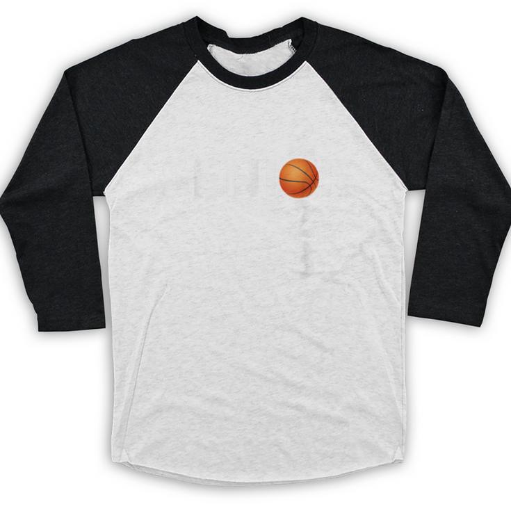 Senior 2023 Basketball Graduation Party Baseball Raglan Shirt