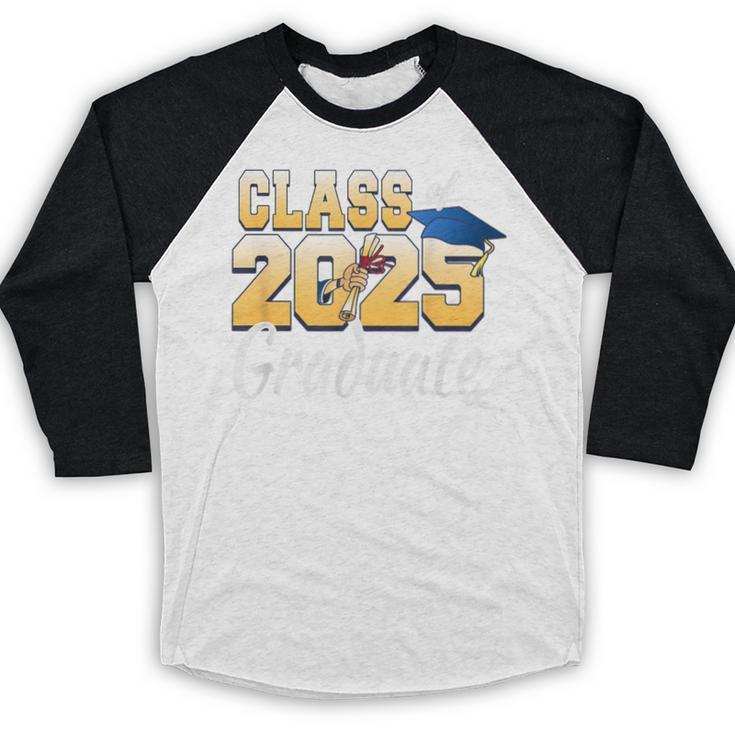Senior 2025 Class Of 2025 Senior Graduate 2025 Graduation Baseball Raglan Shirt