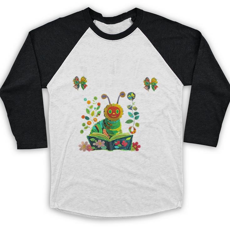 Senior 2025 Graduation Caterpillar For Kids Cute Coquette Baseball Raglan Shirt