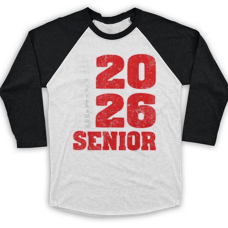 Senior 2026 Class Of 2026 Graduation Baseball Raglan Shirt