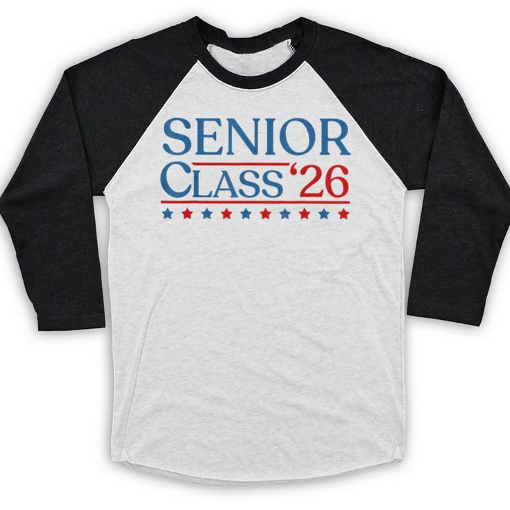 Senior 2026 Class Of 2026 Seniors Graduation 2026 USA Baseball Raglan Shirt