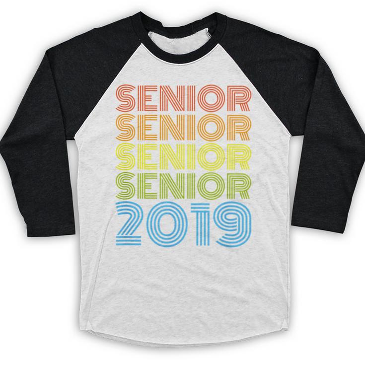 SENIOR CLASS 2019SHIRT High School Graduation Baseball Raglan Shirt