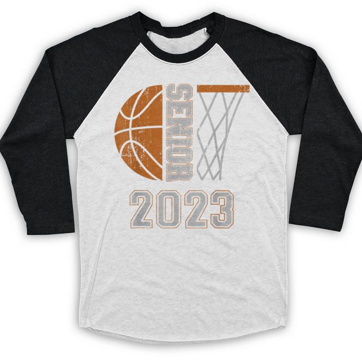 Senior Class Of 2023 Graduation Basketball Team Graduate Baseball Raglan Shirt