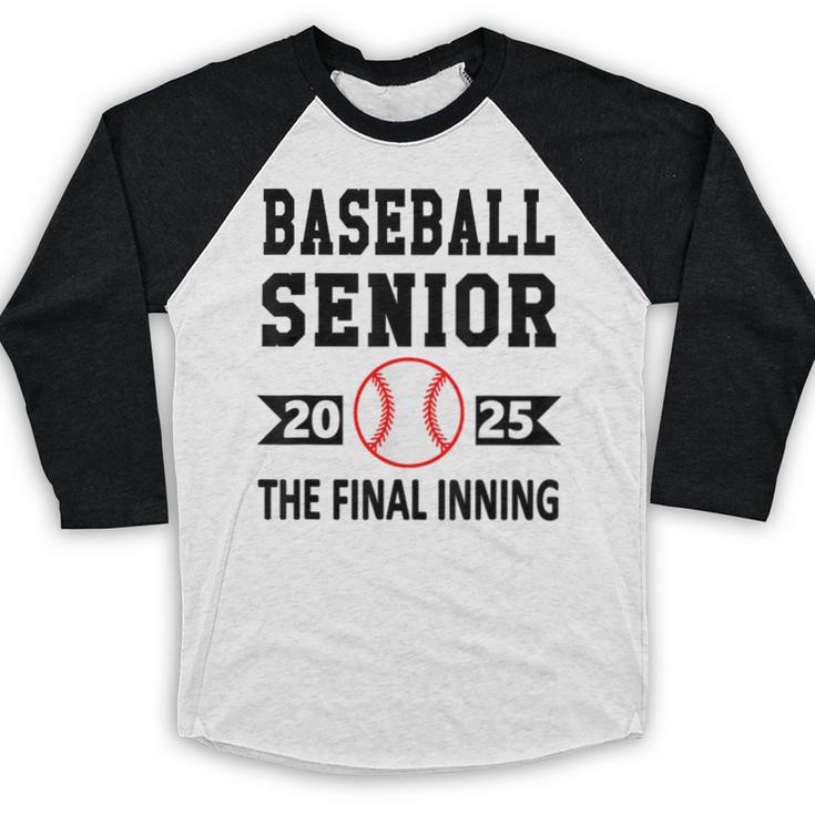 Senior Class Of 2025 Baseball Senior Night Graduation Party Baseball Raglan Shirt