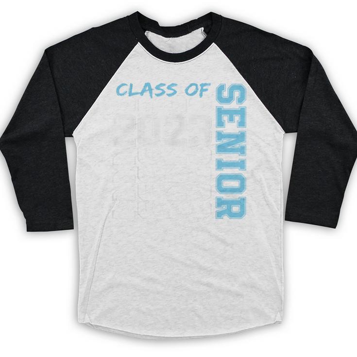 Senior Graduation Class Of 2023 Cute Senior 2023 Baseball Raglan Shirt