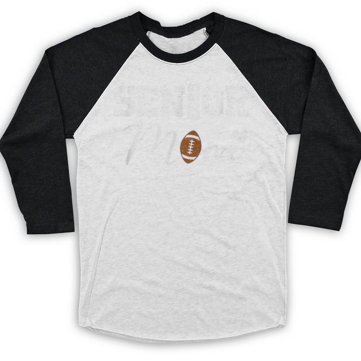 Senior Mom 2026 Football Mommy Class Of 2026 Graduation Baseball Raglan Shirt