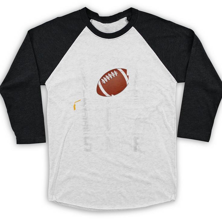 Senior Mom Class Of 2024 Football Proud Mom Graduation Baseball Raglan Shirt