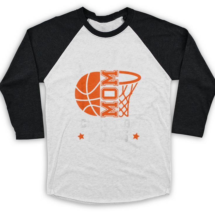 Senior Mom Class Of 2026 Basketball Graduation Baseball Raglan Shirt