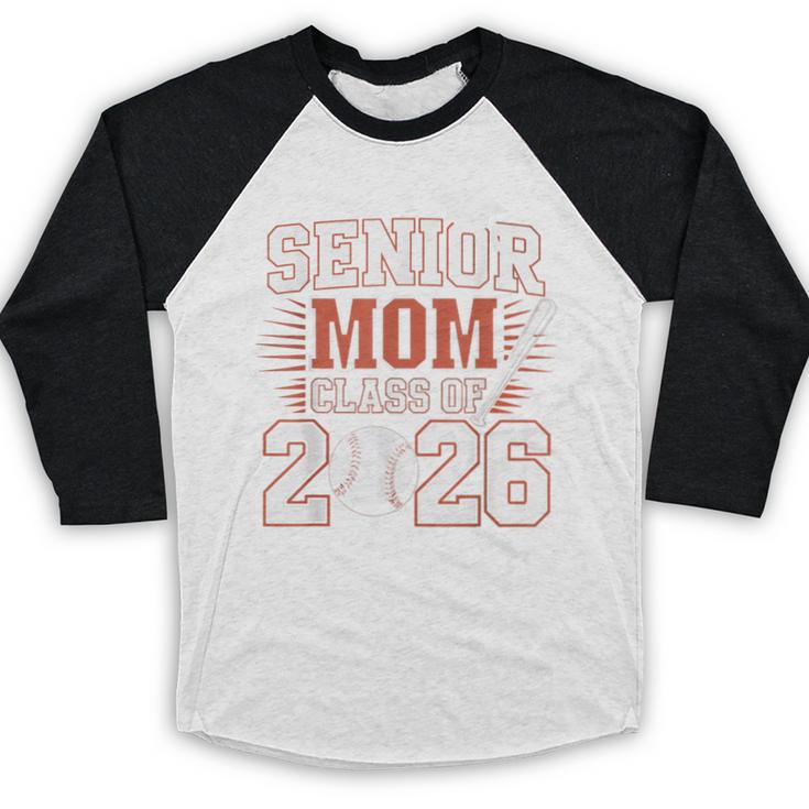 Senior Mom Class Of 2026 Graduate Baseball 2026 Graduation Baseball Raglan Shirt
