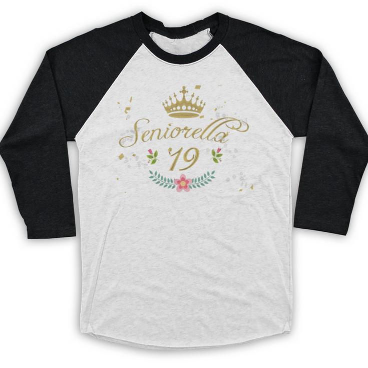 Seniorella 2019Shirt Senior Class Of 19 Graduation Girls Baseball Raglan Shirt