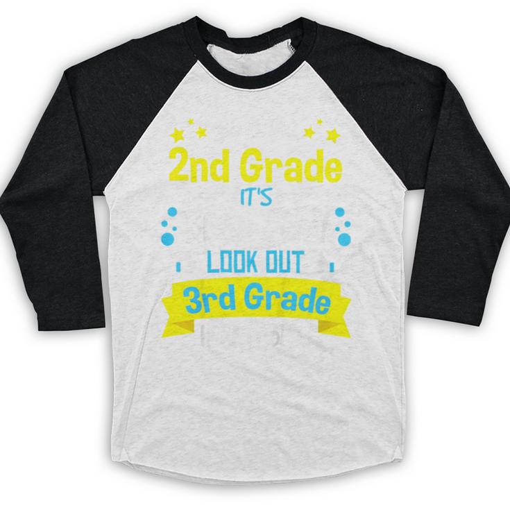 So Long 2nd Grade Here I Come 3rd Grader Graduation Baseball Raglan Shirt