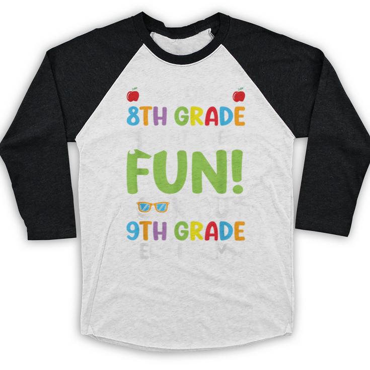 So Long 8th Grade 9th Grade Here I Come Graduation Baseball Raglan Shirt