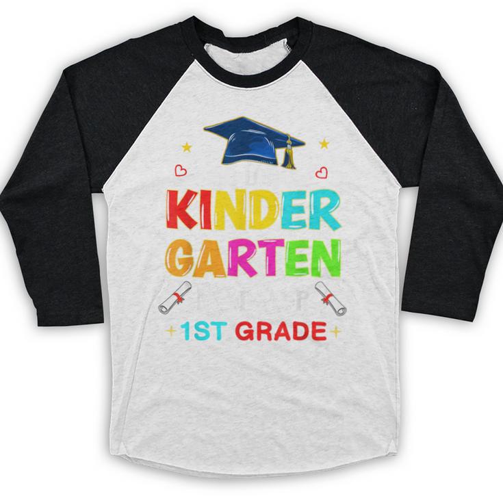 So Long Kindergarten Graduation 2025 Graduate 1st Grade Baseball Raglan Shirt