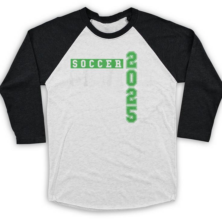 Soccer Senior Night Soccer Senior 2025 Graduation 14 Baseball Raglan Shirt