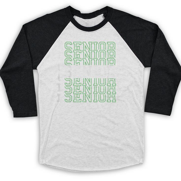 Soccer Senior Night Soccer Senior 2025 Graduation 45 Baseball Raglan Shirt