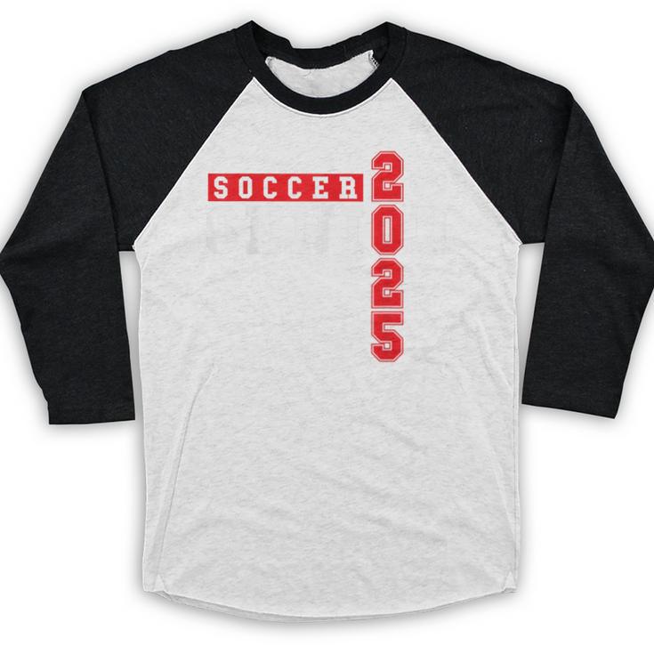 Soccer Senior Night Soccer Senior 2025 Graduation 5 Baseball Raglan Shirt
