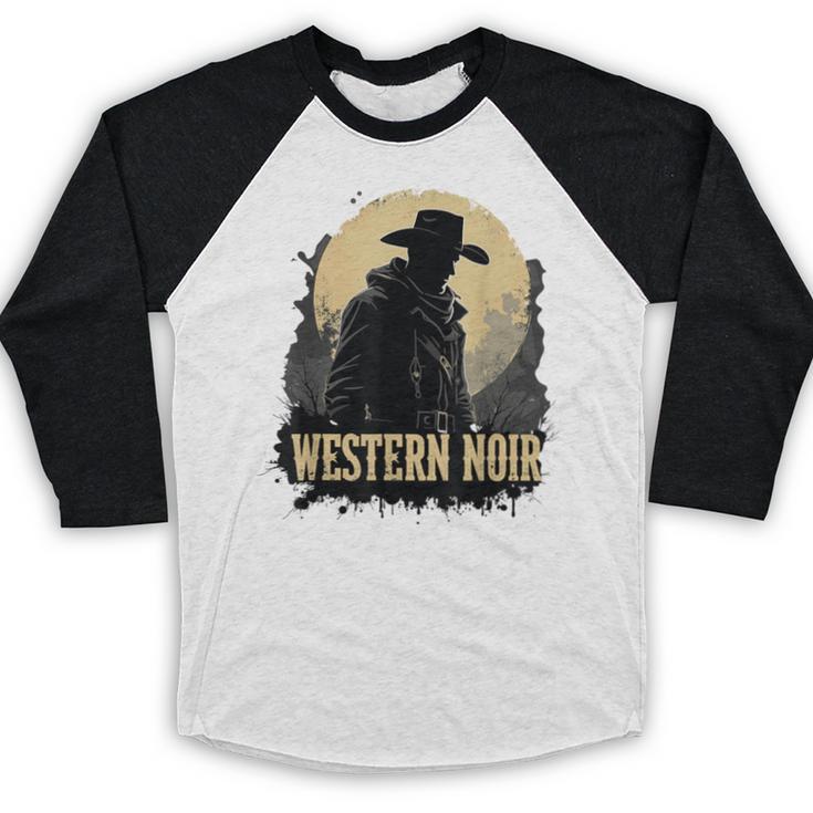 Spaghetti Western Cowboy Culture Classic Western Nostalgia Baseball Raglan Shirt Spaghetti Western Cowboy Culture Classic Western Nostalgia Baseball Raglan Shirt