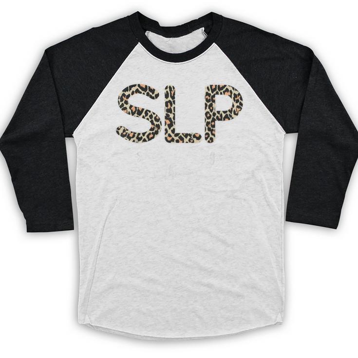 Speech Therapy Graduation For CCC-SLP Therapist Baseball Raglan Shirt