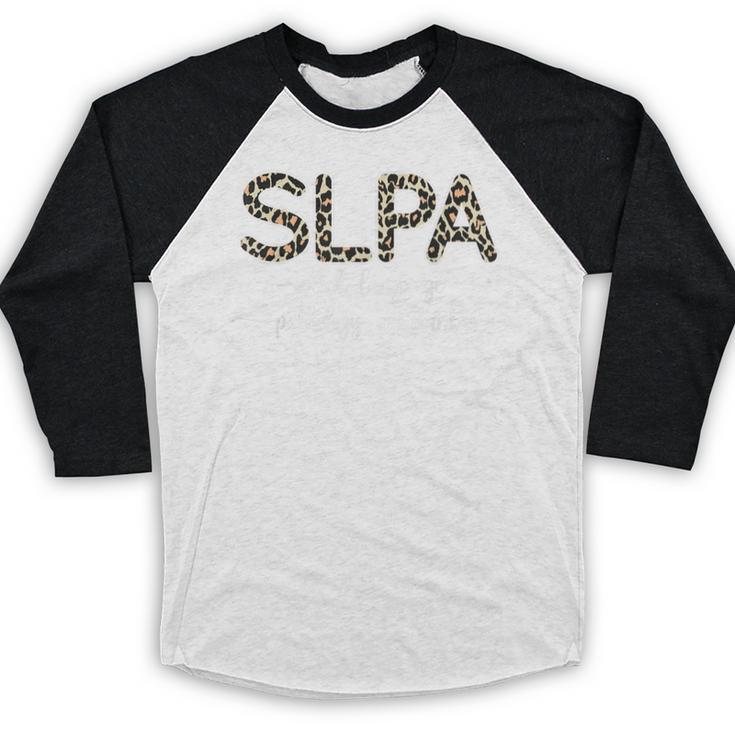 Speech Therapy Graduation For SLPA Therapist Baseball Raglan Shirt
