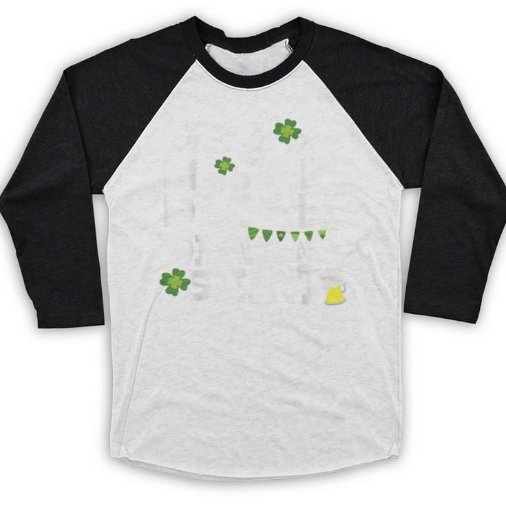 St Patricks Day Masters Degree MSW Graduation Social Work Baseball Raglan Shirt