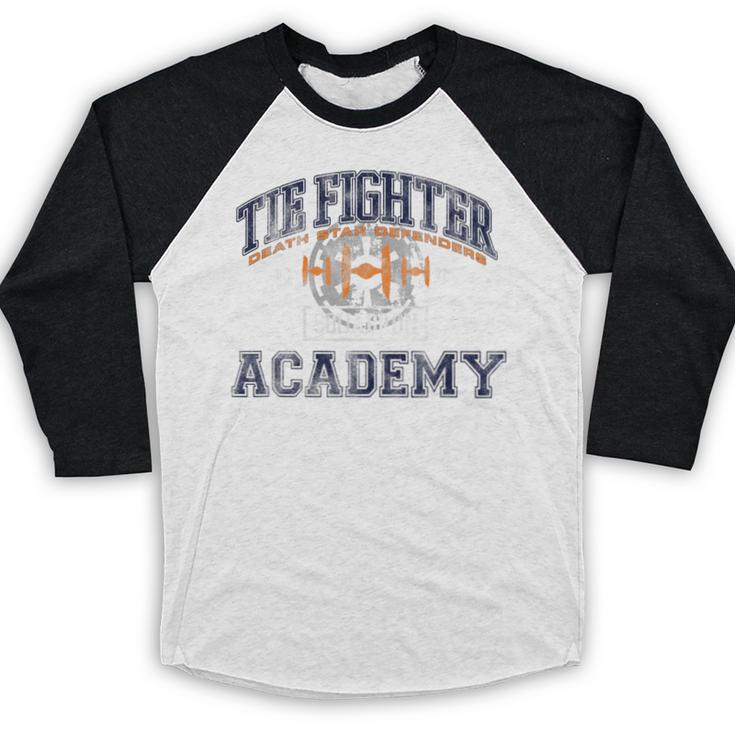 Star Wars TIE Fighter Academy Graduation Baseball Raglan Shirt