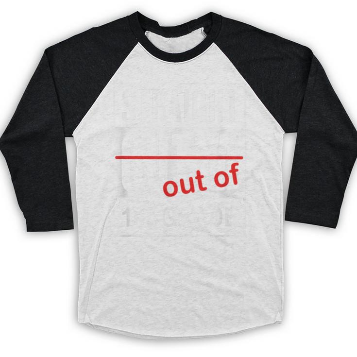 Straight Outta First Grade Graduation 1st GradeShirt Baseball Raglan Shirt