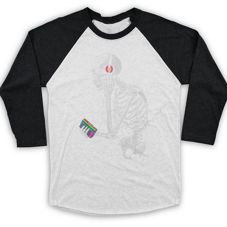 Stuck In The 80S Music Tee Walkman Cassette Nostalgia Baseball Raglan Shirt