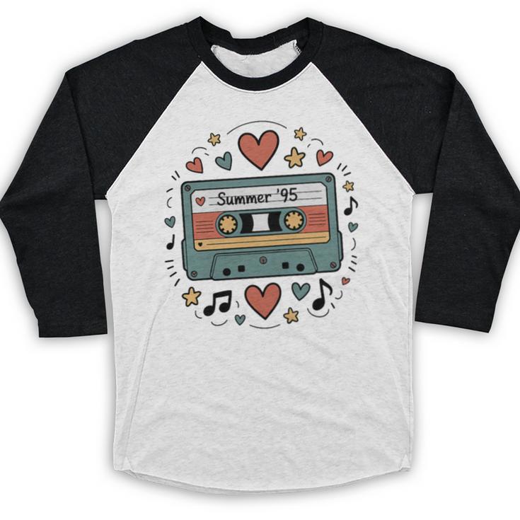 Summer ’95 Retro Cassette Tape Nostalgia Music Lover Premium Tri-Blend Baseball Raglan Shirt Summer ’95 Retro Cassette Tape Nostalgia Music Lover Premium Tri-Blend Baseball Raglan Shirt