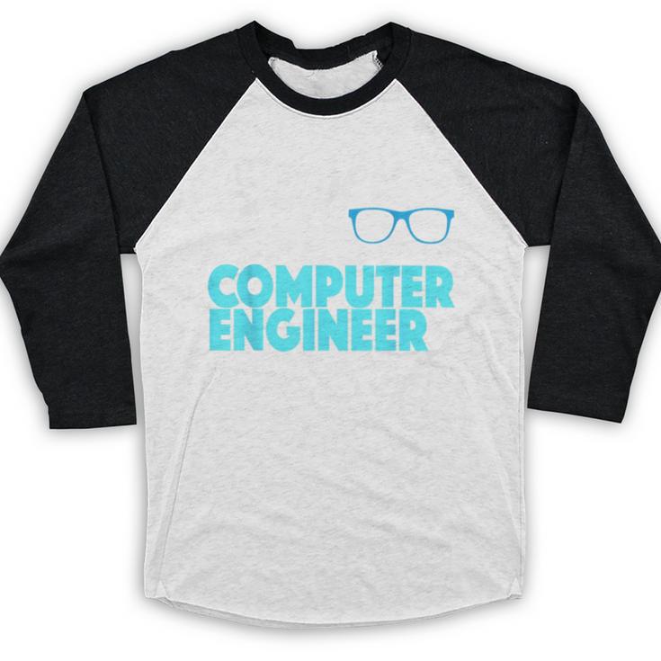 Super Computer Engineer New Job Graduation Baseball Raglan Shirt