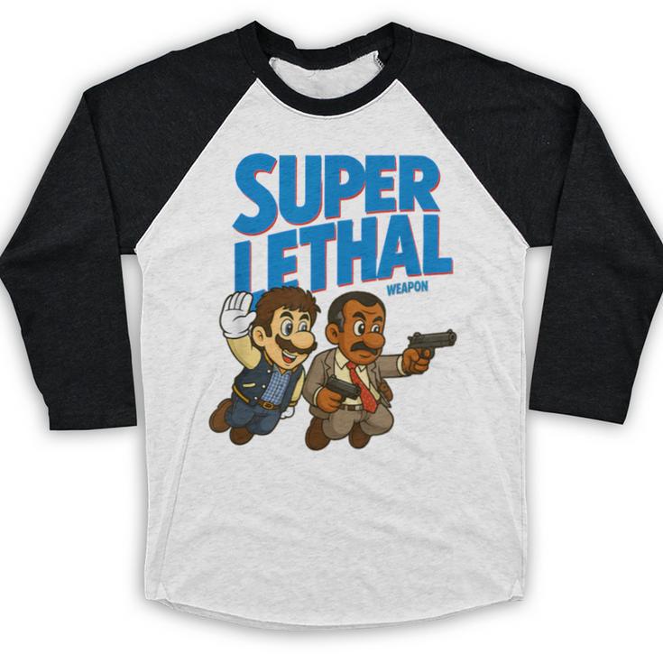 Super Lethal Cute Nostalgia Baseball Raglan Shirt