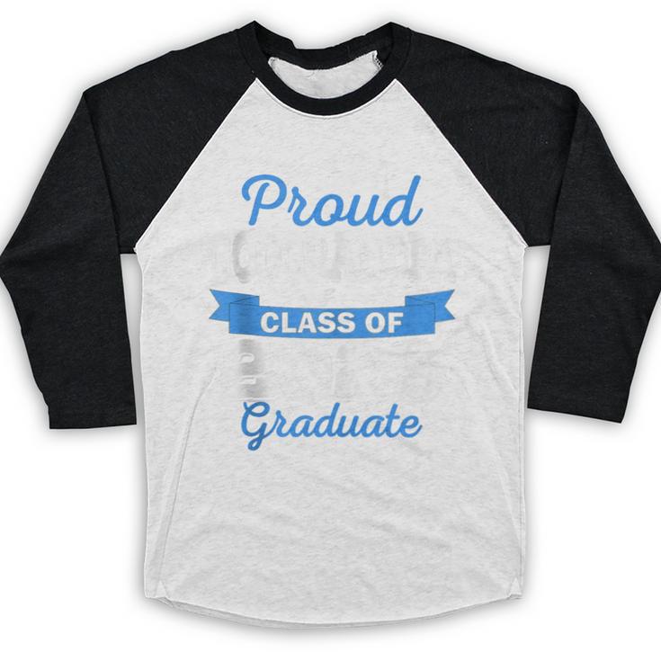 Super Proud GodGrandpa Of 2025 Graduate Graduation Family Baseball Raglan Shirt