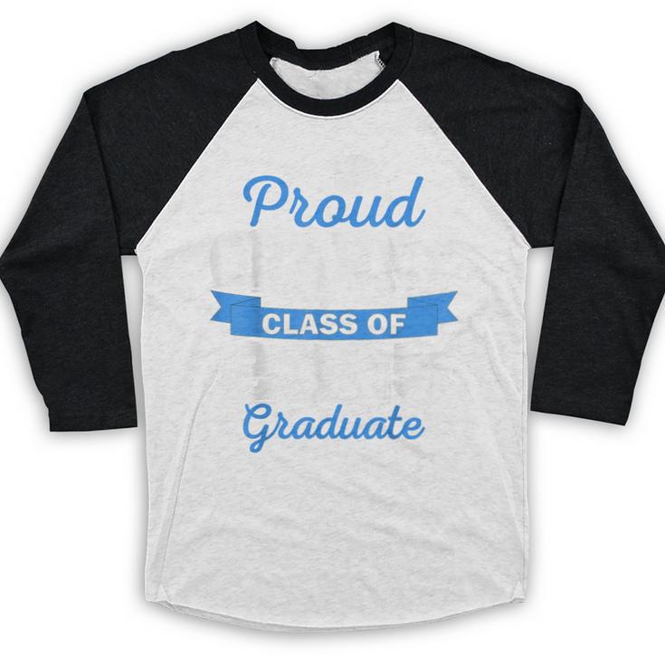 Super Proud Granny Of 2025 Graduate Senior Graduation Family Baseball Raglan Shirt