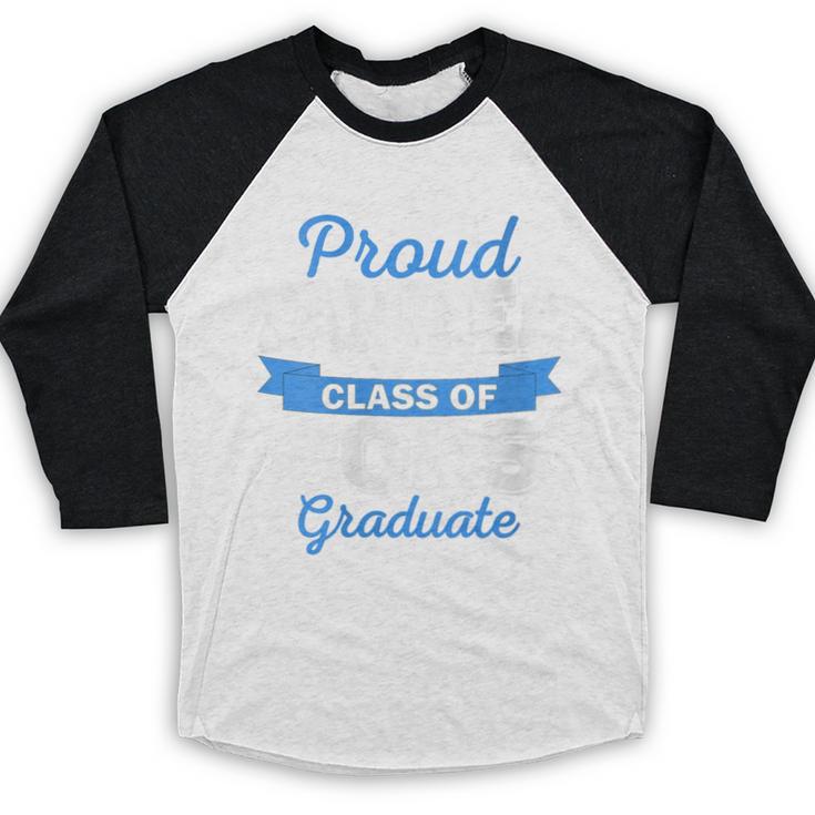 Super Proud Partner Of 2025 Graduate Graduation Family Baseball Raglan Shirt