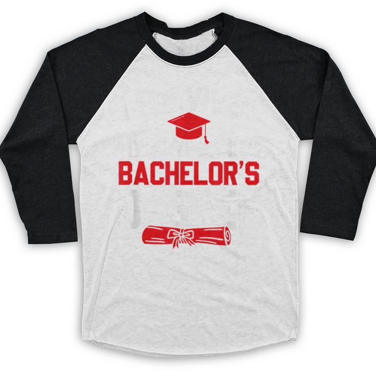 I Survived My Boyfriend's Bachelor's Degree Graduation Baseball Raglan Shirt